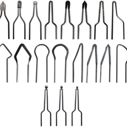 23pcs Wire Wood Burning Tips, Pyrography Tip Nibs Kit, Wood Burner Set Tool For 30-50w Adjustable Wood Burning Machine Pyrography Machine