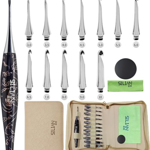 4xl Interchangeable Crochet Hook Set3mm-10mm with Case | Easy to Replace | Ergonomic Handle | Crochet Hook Set for Beginners and Advanced Crafters