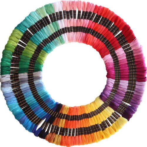 122 skeins Embroidery Floss - Embroidery Thread - Friendship Bracelet String for Cross Stitch, Hand Embroidery, String Art