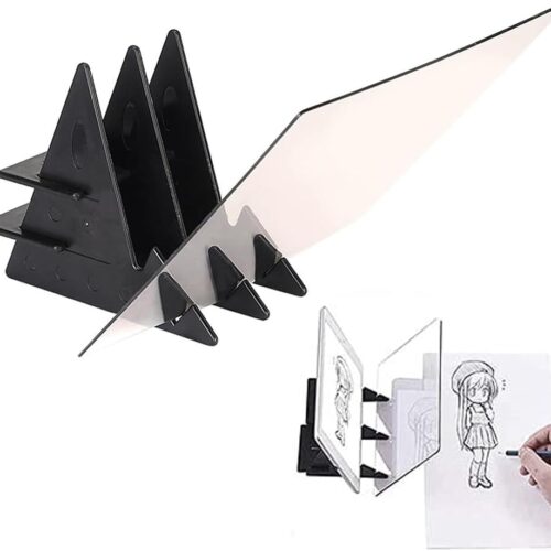 Optical Image Drawing Board - Copy Board, Projection Copy Board Tracing Drawing Board Painting Reflection Tracing Line Pad for Kids, Beginners, Artists, etc