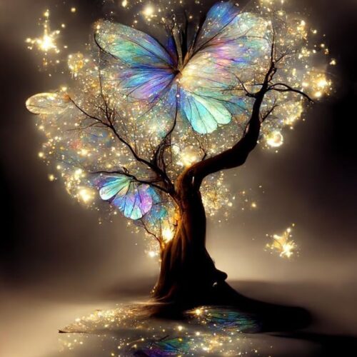 Diamond Art Kits for Adults,Glitter Tree 5D Diamond Painting Kits for Adults,Diamond Painting Diamond Art with Full Drill Diamond Dots DIY Gem Crafts Kits for Home Decor Gift-12x16in