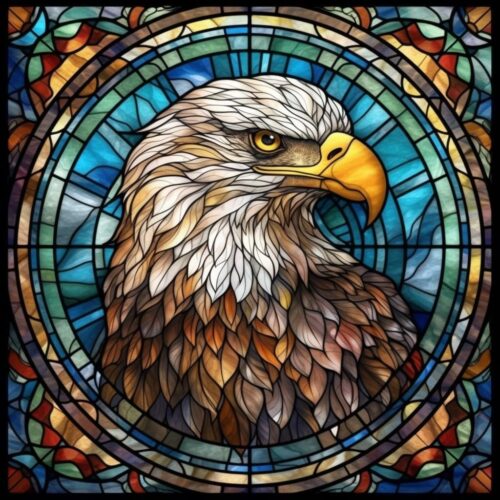 Eagle Diamond Art Painting Kits for Adults - Full Drill Diamond Paintings for Beginners, Round 5D Paint with Diamonds Pictures Gem Art Painting Kits DIY Adult Crafts Kits 12X12IN
