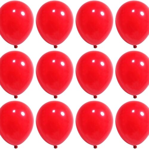 12 inch Red Latex Balloons, 60 pcs Thick Red Balloons for Party Decorations (12inch Red)