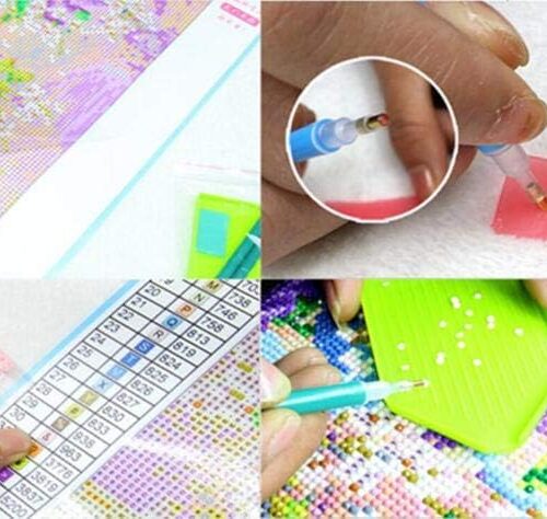 DIY 5D Diamond Painting Number Set 12X16 Inch, Full Round Drill Diamond Artist Wall Decoration Adult Art kit Living Room Bedroom Decoration paintingMa-009