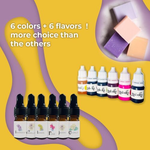 Goat Milk Soap Making kit for Adults Includes Goat Soap Making Supplies | Soap Molds, Soap Base, Soap Box. Great DIY Kits for Adults. Inclusive Soap Making kit for Beginners
