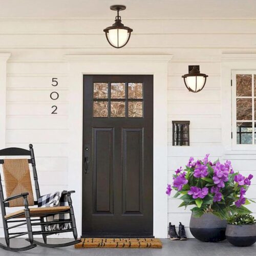 Artificial Impatiens Bouquet Purple Faux Impatiens Bushes for Outdoors Pot Hanging Basket Porch Patio Lawn Garden Wedding Decoration