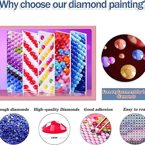Diamond Painting Kits for Adults - Tree of Life DIY 5D Diamond Art Kits Full Drill Diamond Dots Paintings with Diamonds Gem Art and Crafts Home Decor 12x12inch