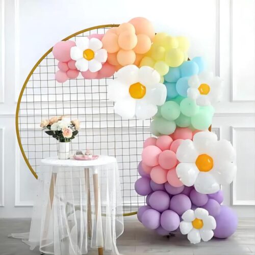 Macaron Colorful Balloons,144Pcs Mixed Size 5/12/18 Inch Assorted Pastel 9 Color Rainbow Latex Balloon for Unicorn Birthday Wedding Baby Shower Engagement Anniversary Christmas Party Decorations