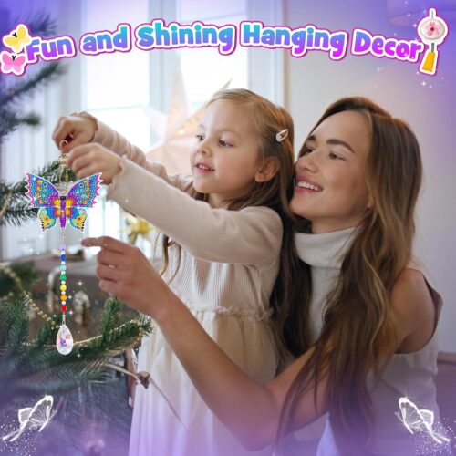 Arts and Crafts for Kids Ages 8-12,Diamond Painting Kits for Kids Adults Teen Girl Gifts Trendy Stuff Creative Art Activity Birthday Gifts for 6 7 8 9,10-12 Year Old