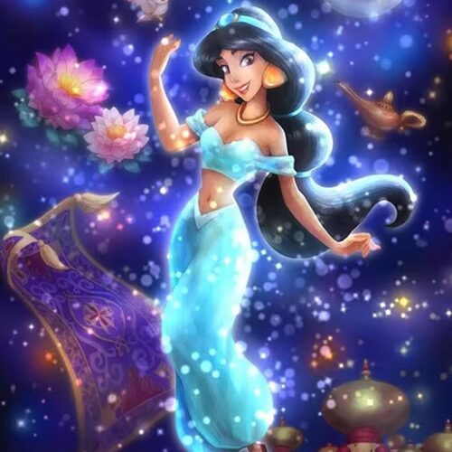 Diamond Painting Kits for Adults - Princess DIY 5D Diamond Art Kits Full Drill Diamond Dots Paintings with Diamonds Gem Art and Crafts Home Decor 12x16inch