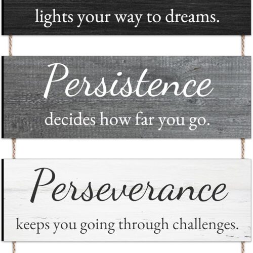 Office Wall Decor, Inspirational Wall Art for Women, Motivational Decorations for Work, Home Office Decor