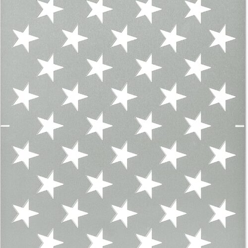 Stainless Steel 50 Star American Flag Stencil, Metal Templates 50 Stars Union