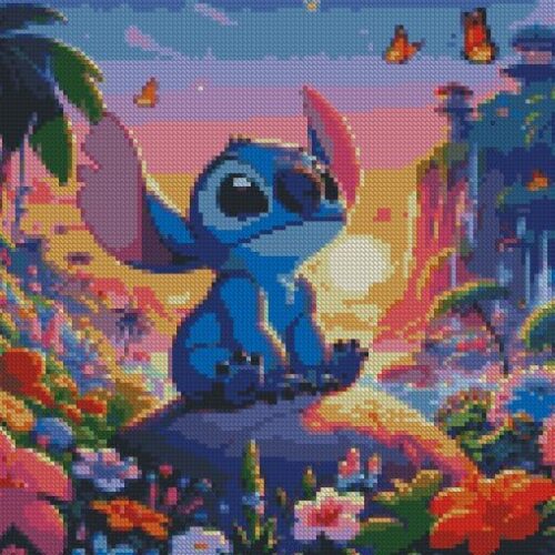 Stamped Cross Stitch Kits - Needlepoint Counted Cross Stitch Kits for Beginner Adults Printed Dimensions Cartoon Pattern Stitch Embroidery Kit Arts and Crafts (11CT Without Frame)