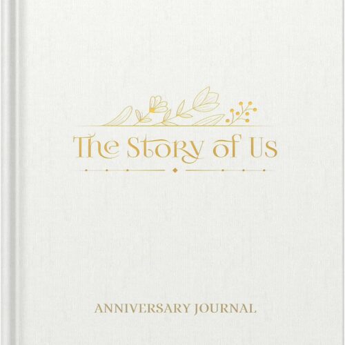 Anniversary Journal for Couples – The Story of Us | Relationship Memory Book, Love Story Diary & Keepsake Album – Wedding Gift for Him or Her, Engagement or Anniversary Present (184 Pages, Ivory)