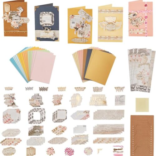 DIY Envelope & Card Making Kits, Handmade Greeting Card Sets Make Your Own Card Crafts for Thanksgiving Birthday Present Classroom Exchange