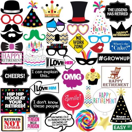 Retirement Photo Props - Retirement Party Supplies, Gifts and Decorations by Sterling James Company