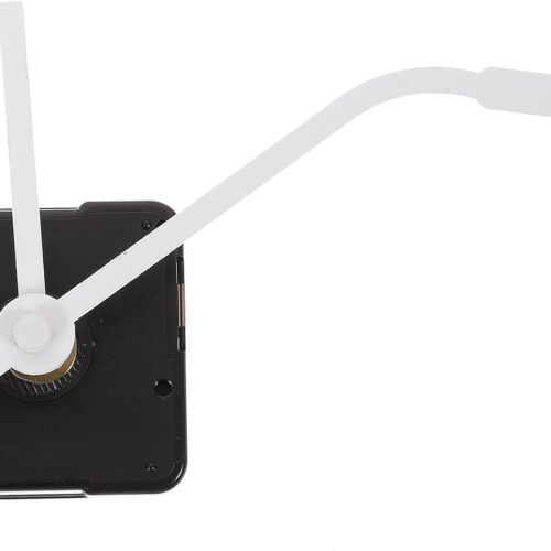 Wall Clock Movement: Battery Operated Clock Mechanism Kit - Clock Hands Motor Replacement For DIY Repair Parts Clock Mechanism Kit Plastic White