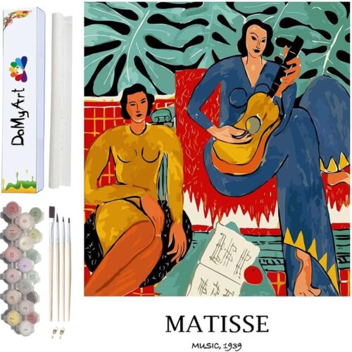 Acrylic Paint by Number Kit for Adults - World Famous Painting16X20 Inch (Music)