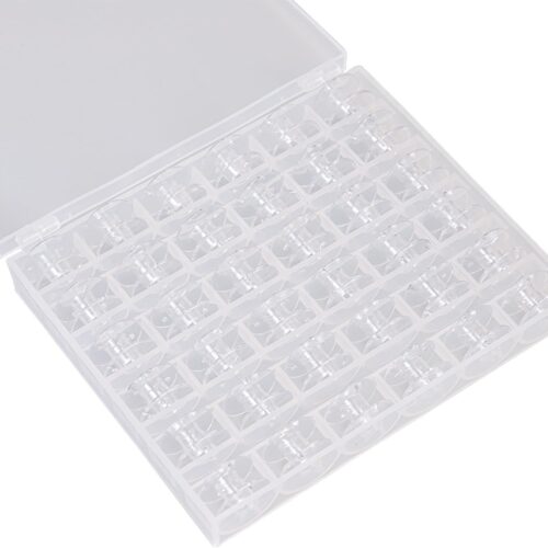 36Pcs bobbins for Sewing Machine, Sa156 Bobbins Plastic Bobbins with Case for Brother, Bro-Ther, Singer, Sewing Machine Accessories