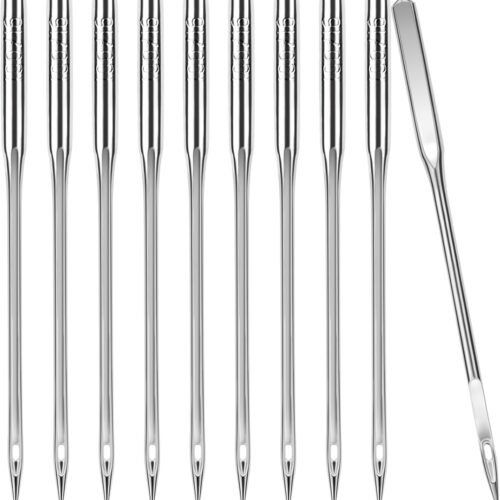 60 PCS Sewing Machine Needles, 100/16 Universal Sewing Machine Needles, Suitable for Singer, Brother, Janome Sewing Machines, Sizes 65/9, 75/11, 80/12, 90/14, 100/16, 110/18