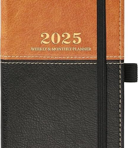 Lemome , Small Pocket Planner for Purse with Elastic Closure