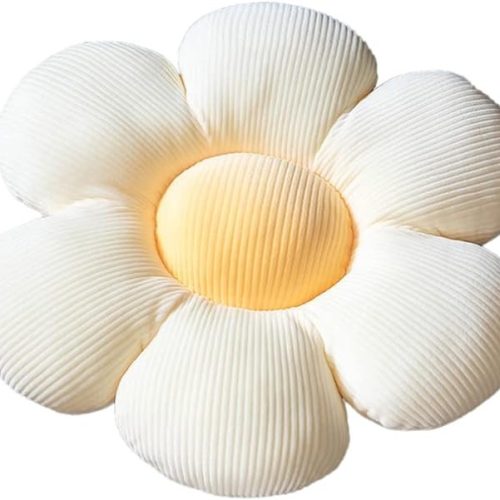 flower pillow, flower shaped throw pillow