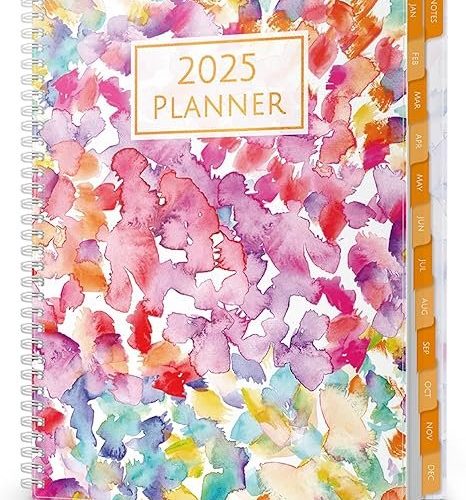 CRANBURY 2025 Planner Book 8.5x11 (Watercolor)