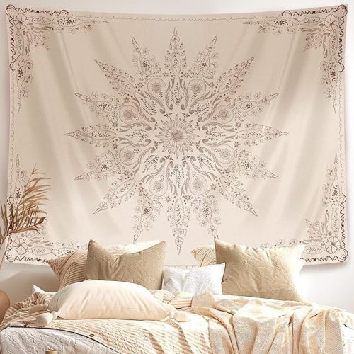 Floral Bohemian Tapestry-Flower Aesthetic Tapestry