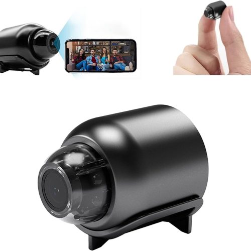 Mini WiFi Camera 1080P HD Night Vision Included Motion Detection Remote Monitoring 160° Wide Angle Micro Baby Monitor for Home Office Store Warehouse (1Pcs)