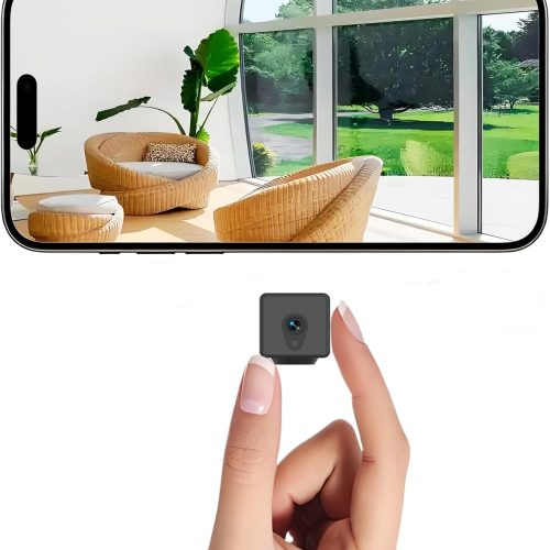 Home Security 4K Camera Mini Wireless Smart Indoor Camera Small WiFi Outdoor Portable Cameras Tiny House Nanny Cam Battery Life Powered Body Cameras 150 Wide Angle with Night Vision Motion Detection