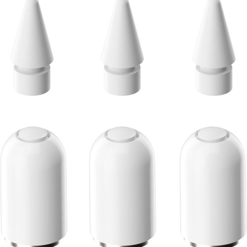 AreMe Magnetic Replacement Cap and Replacement Tips Compatible with Apple Pencil 1st Generation (6 Pack)