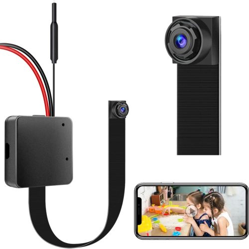 Hidden Camera Spy Camera WiFi Wireless Hidden Video Camera 1080P Mini Spy Hidden Camera Portable Nanny Camera Video Recordor for Home Security Surveillance with Motion Detection （Up to 128GB SD Card