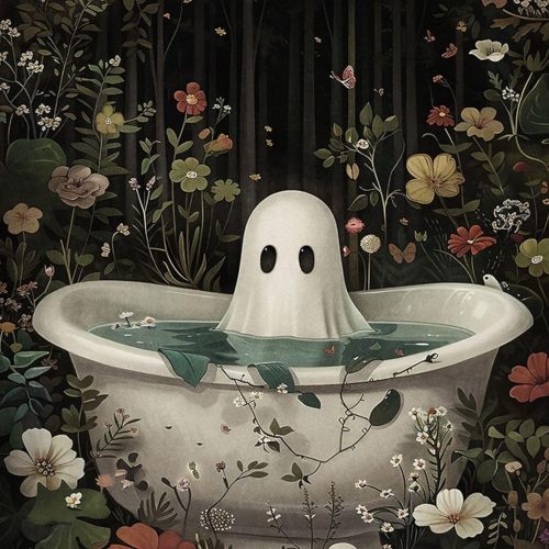 ARPADAMO Diamond Art Kits for Adults,5D Halloween Diamond Painting DIY Ghost Diamond Art Diamond Painting Kits for Adult,Round Full Drill Diamonds, Diamond Art Kits for Home Decor-12x16inch