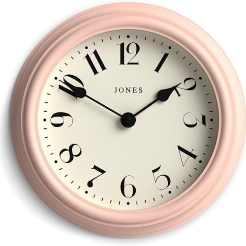 JONES CLOCKS  Wall Clock – Small Round Contemporary Classic