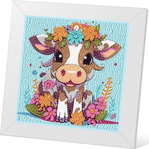 Boy and Puppy Diamond Art Kits for Adults, Beach Special Shape Diamond Painting Kits for Beginners, DIY 5D Crystal Diamond Dots Gem Art Craft for Home Decor 11.8x11.8 Inch