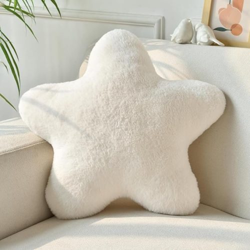Star Pillow, Decorative Throw Pillows for Bed Couch