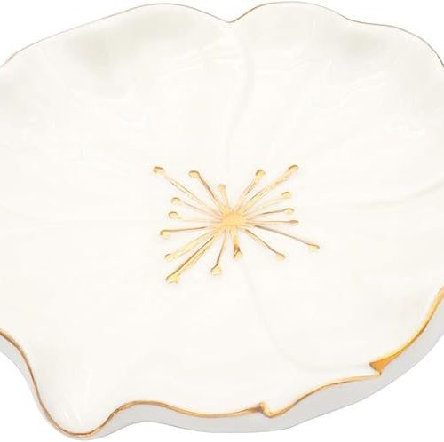 Polyroyal Elegant Bathroom Soap Dish, Inspired by Nature Hibiscus Flower