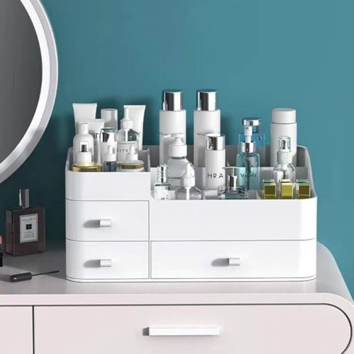 MIUOPUR Makeup Organizer with Stackable Drawers