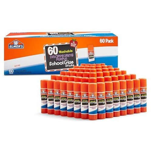 Elmer's Disappearing Purple School Glue Sticks,7 Grams