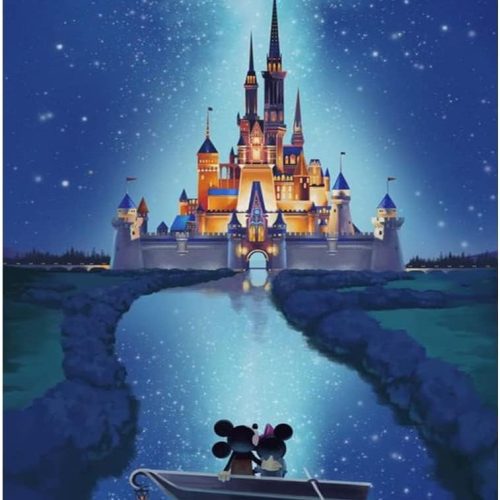 JAKI Diamond Painting Kits for Adults-Castle Diamond Art Kits for Adults,Gem Art Kits Pictures Arts Craft for Home Wall Decor (12x16inch)