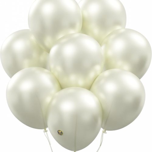AFTERLOON® Biodegradable Balloons 24 pcs Pearlized White 12 Inch Pearl Color, Pearlescent Thickened Extra Strong Latex Helium Float, Colorful Bulk Color ballon Globos Para Decoration De Fiestas Kids