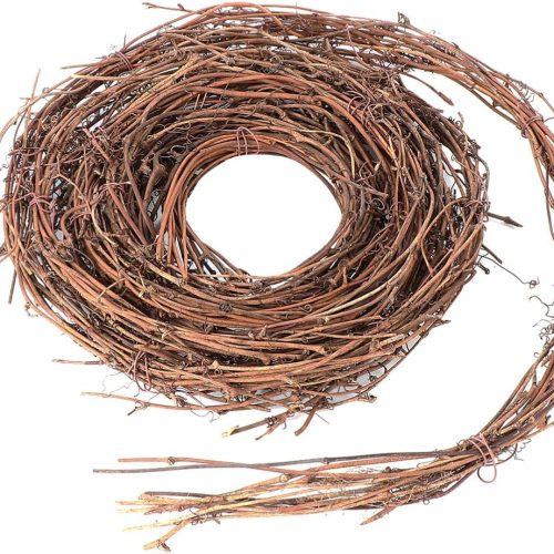 Twig Garland, Natural Grapevine Wreaths Backdrop Hanging Vine for DIY Crafts Wedding Party Home Decor, 15.7ft