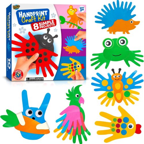 Arts and Crafts Kit for Toddlers Ages 3+ Years. Easy Animal Crafting for Kids