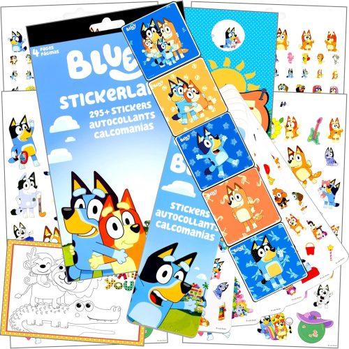 Bluey Stickers for Kids Bundle Includes Bluey Stickers, Reward Sticker Set, and More