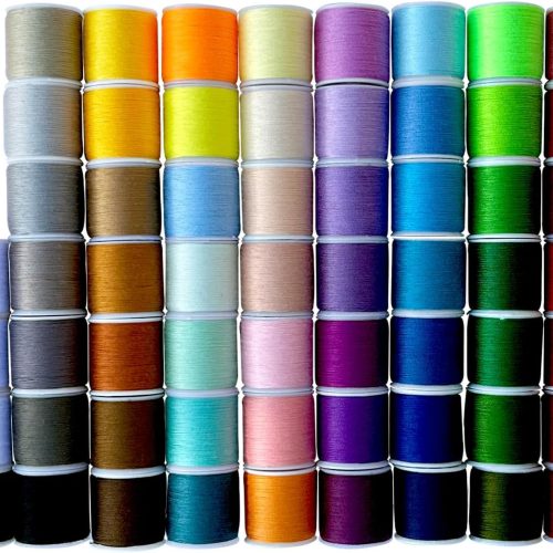 60 spools Sewing Thread Kits Polyester for Hand & Machine Sewing Total 6000yards