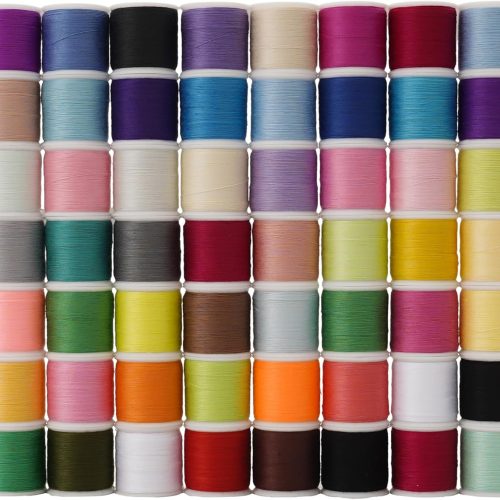 56 Spools Sewing Thread Kit for Hand Sewing and Machine Sewing Use, Colorful Polyester Thread Set 100 Yards Per Spool, 5600 Yards Total