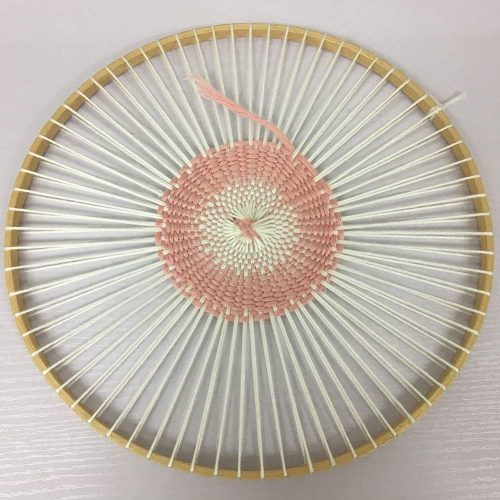 Handmade Weaving Machine, Multifunctional Round Wooden Machine Tools Knitting Loom DIY Handmade Household Weaving Machine Great for Knitting Coaster and Vintage Style Network, etc.(as shown)