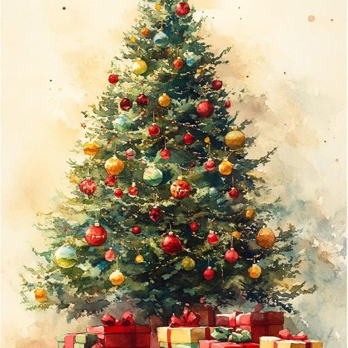 MXJSUA 5D Christmas Tree Diamond Painting Kits for Adults, Full Drill Christmas Diamond Art Kits Diamond Dots for Beginners Craft Kits for Home Wall Decor Gifts 12x16 inch