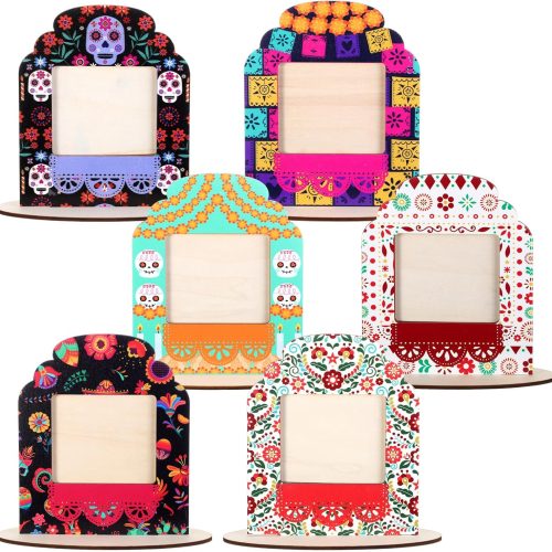 6 Set Picture Frames for Dia De Los Muertos Altar Day of The Dead Decorations Dia De Los Muertos Altar Kit Mini Ofrenda Decorations