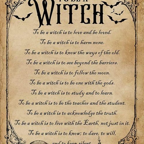Noete To Be A Witch List Wicked Witch Halloween Art Witch With Brooms Witch And Moon Art Metal Tin Sign Poster Wall Plaque, Brown, 8 x 12 Inch